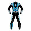 BMW Motorcycle Leather Suit - BMW Motorbike Race Leathers Suit Back