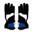 black and white motorcycle gloves