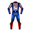 blue motorcycle leathers