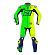 green motorcycle suit