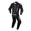 black motorcycle racing suit