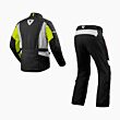 Horizon Motorcycle Riding Rain Suit Back