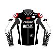 black and white motorcycle jacket