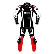 Black And White Motorcycle Suit