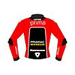red black leather motorcycle jacket
