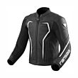 leather racing biker jacket