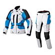 two piece textile motorcycle suit