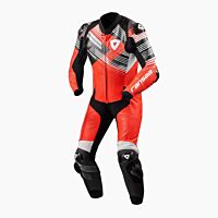 Alpha Combi Leather Motorbike Racing One Piece Motorcycle Riding Suit 