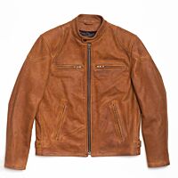 Cafe Racer Late 70s Nubuck Leather Jacket