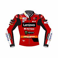 Ducati Lenovo Jacket - Enea Bastianini Sport Bike Racing Jacket Front