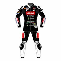 Racing Suit Leather – Francesco Bagnaia Winter Test Ducati One Piece Racing Leathers MotoGP 2023 front
