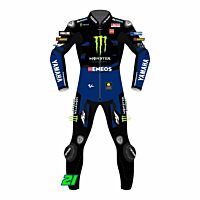 Franco Morbidelli MotoGP Monster Energy Motorcycle One Piece Race Suit 2023 Front