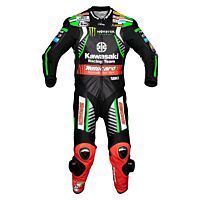 Leon Haslam WSBK Race Leather Suit 2019