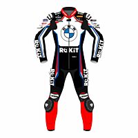 BMW Race Suit - Michel Van Der Mark BMW Leather Suit SBK 2023 Front