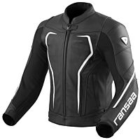 Vertex GT Leather Race Jacket Black