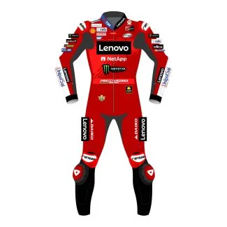 Francesco Bagnaia Ducati Motorcycle Suit MotoGP 2024
