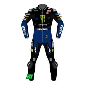 Franco Morbidelli MotoGP Monster Energy Motorcycle One Piece Race Suit 2023 Front