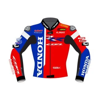 Iker Lecuona Honda Leather Racing Jacket SBK 2024