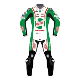 Johann Zarco Honda Motorcycle Suit British GP 2024