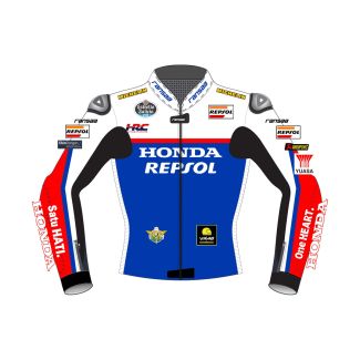 Luca Marini Repsol Honda Motorcycle Jacket British GP 2024