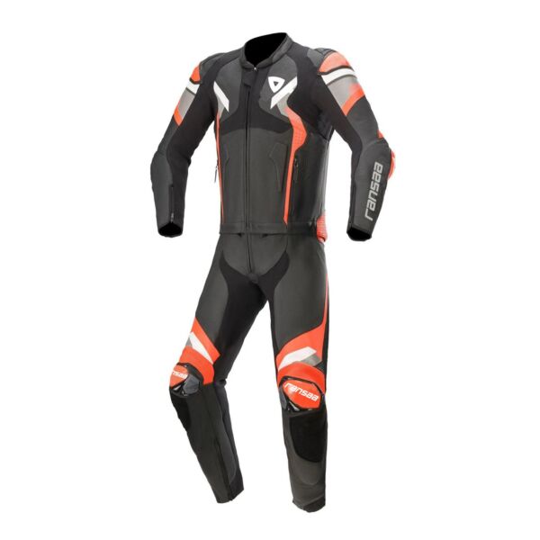 Atem 4V 2 Piece Leather Motorbike Racing Suit