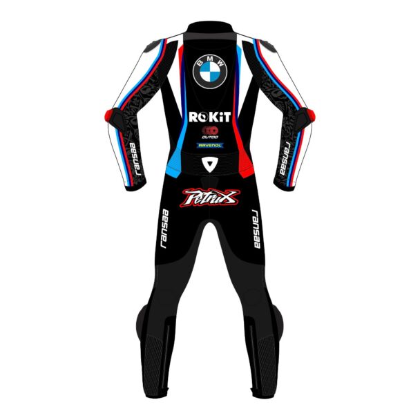 BMW Motorcycle Suit Danilo Petrucci WSBK 2026 Back View