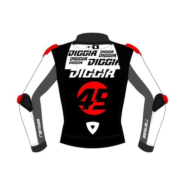bike race jacket back