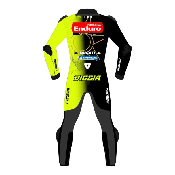 Fabio Di Giannantonio Suit Ducati VR46 MotoGP 2026 Back View
