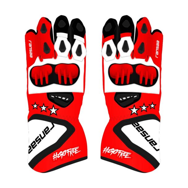 leather motorcycle riding gloves