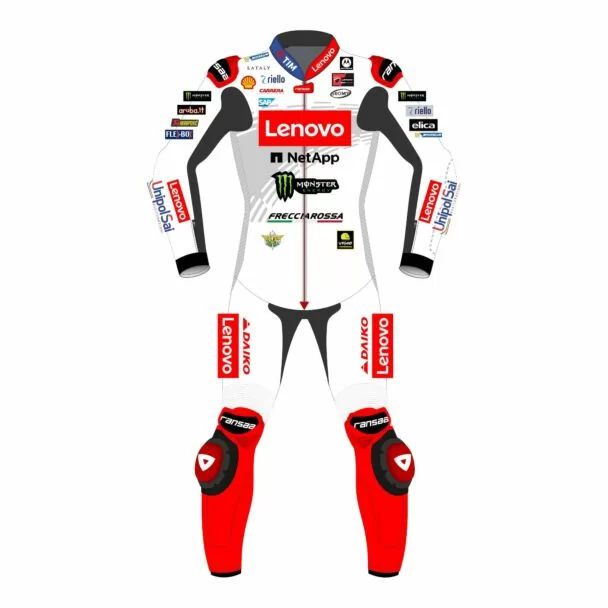 Motorcycle Suit White Francesco Bagnaia GP 2024 BUY IT