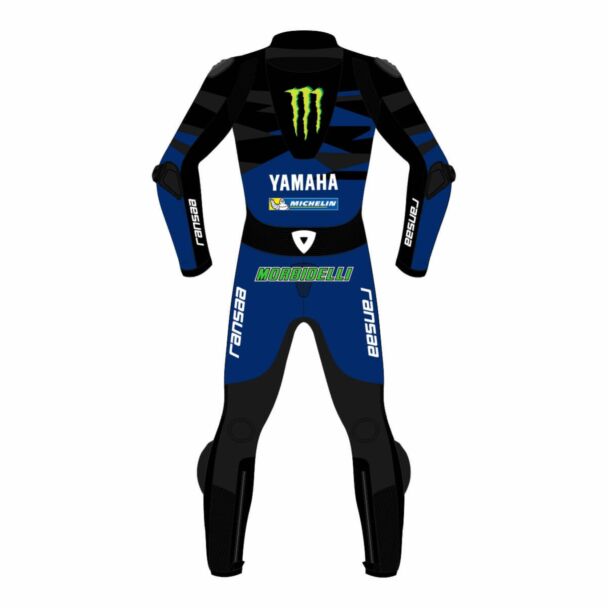 Franco Morbidelli MotoGP Monster Energy Motorcycle One Piece Race Suit 2023 Back