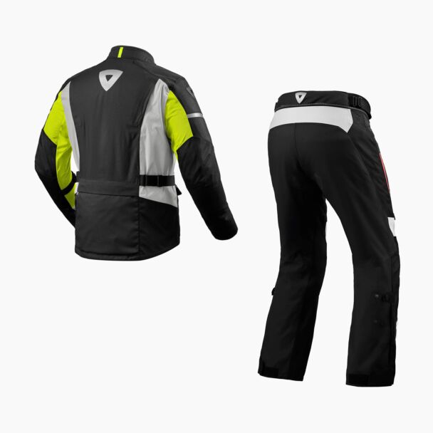 Horizon Motorcycle Riding Rain Suit Back