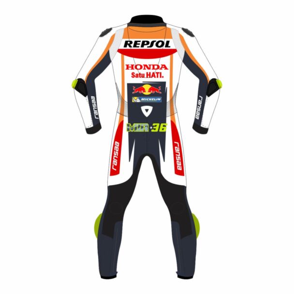 Repsol Honda Racing Suit - Joan Mir Suit MotoGP 2023 Back