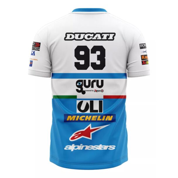 Marc Marquez Ducati 2024 T Shirt Back