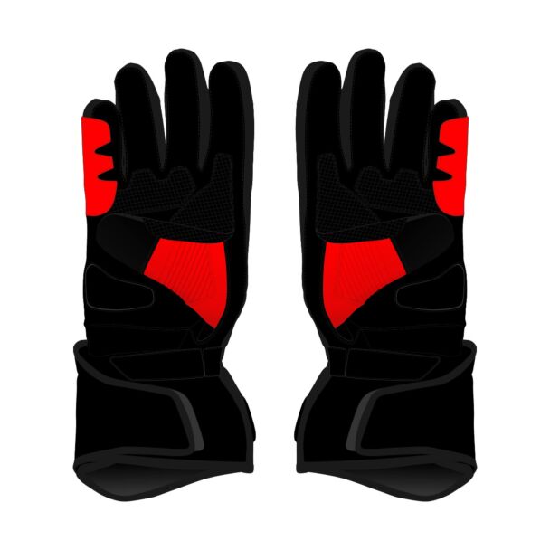 Marc Marquez Ducati Sport Bike Race Suit MotoGP Winter Test 2024 Matching Gloves Back