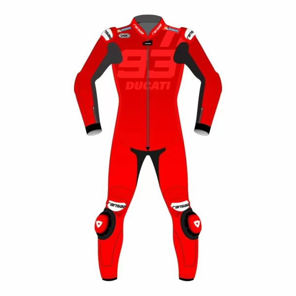 Sport Bike Race Suit Red Marc Marquez Ducati MotoGP 2024