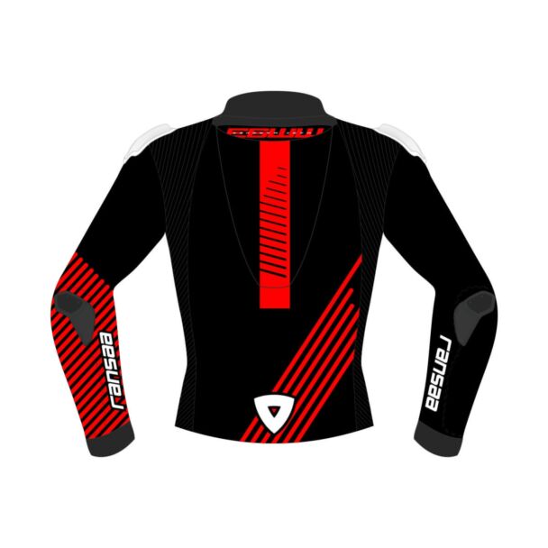 Racing Biker Jacket - Marc Marquez Leather Ducati Racing Jacket Winter Test 2023 Back