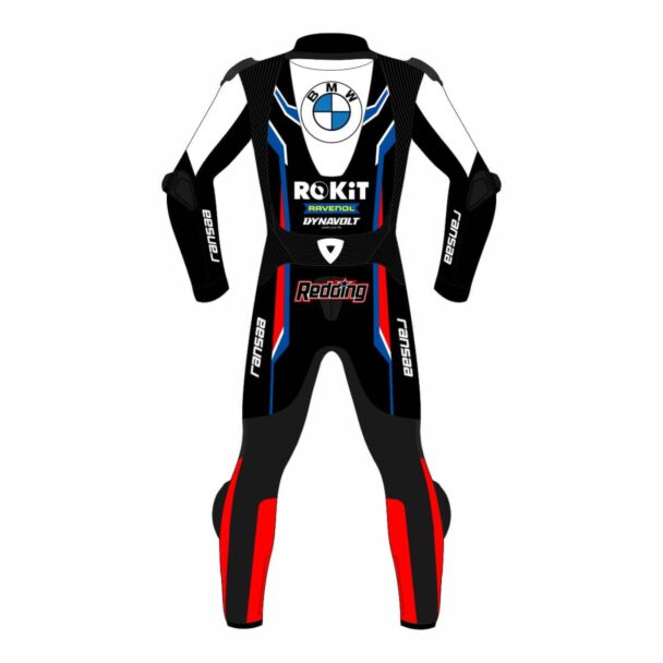 BMW Race Suit - Michel Van Der Mark BMW Leather Suit SBK 2023 Back