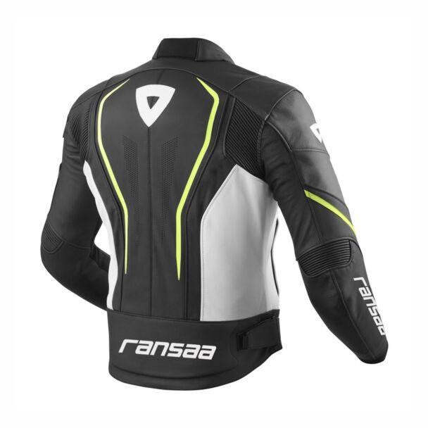 mens black leather racing jacket