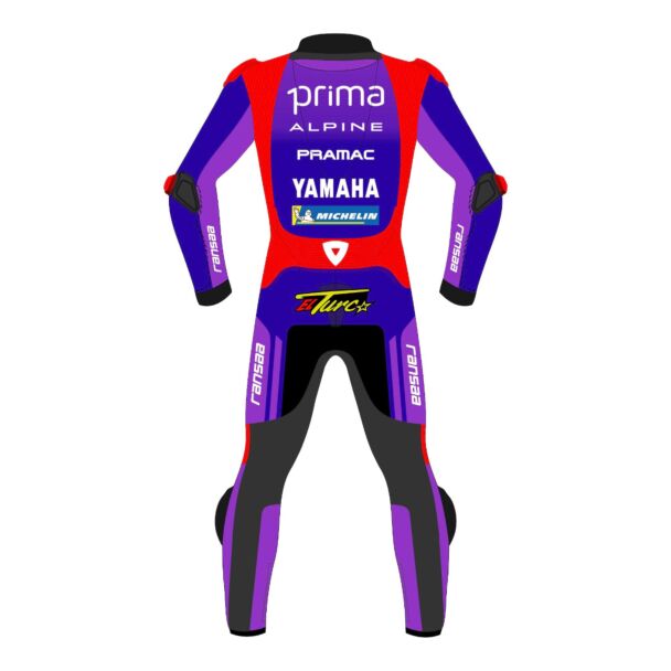 Yamaha Motorcycle Suit Toprak Razgatlioglu MotoGP 2026 Back View