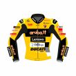 Ducati moto Jacket - Alvaro Bautista Racing Biker Jacket 2023 Front