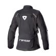 Women's Textile Motorcycle Jacket - Bermingum Motorcycle Black Riding Jacket Back