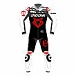 Motorcycle Leather Suit - Fabio Di Giannantonio Winter Test 2023 Two Piece Race Suit Front