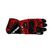 red and black motorcycle gloves