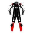 Black And White Motorcycle Suit