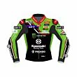 Kawasaki Race Jacket -  Jonathan Rea Race Bike Leathers Jacket SBK 2023 Front