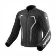 leather racing biker jacket