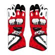 red motorcycle gloves