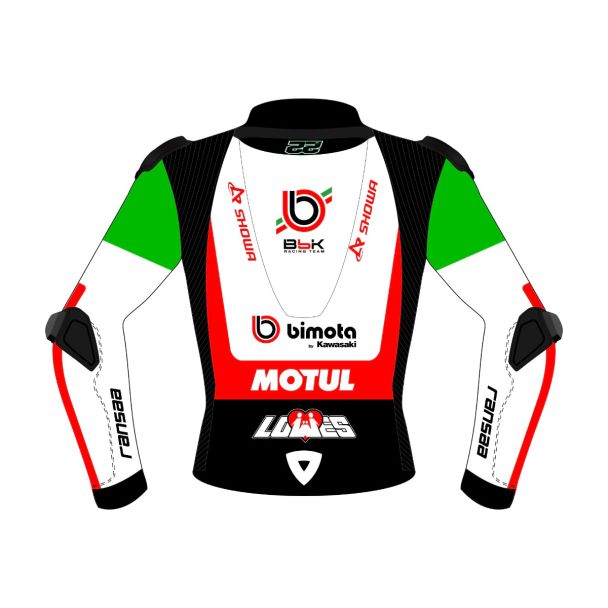 Alex Lowes WSBK Jacket Bimota by Kawasaki Racing 2026 Back View