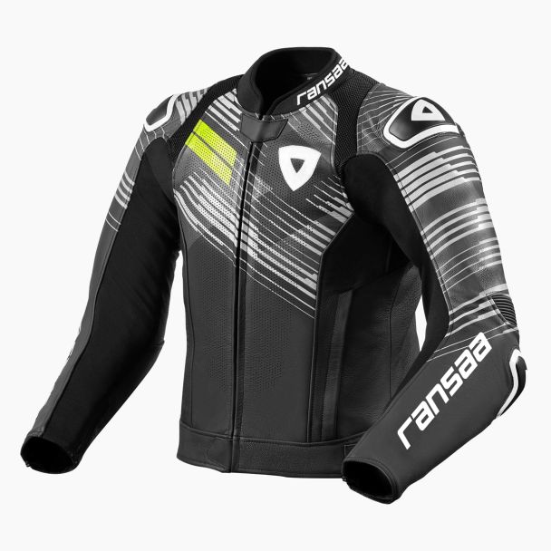 Alpha Combi Motorbike Leather Race Jacket